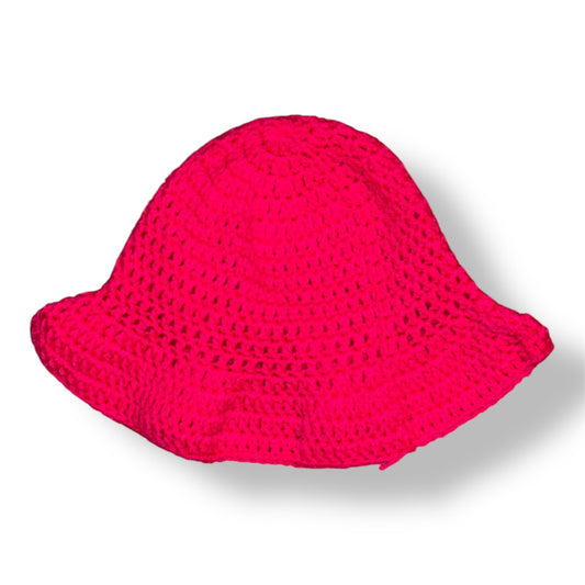 Pinky Crochet Bucket Hat