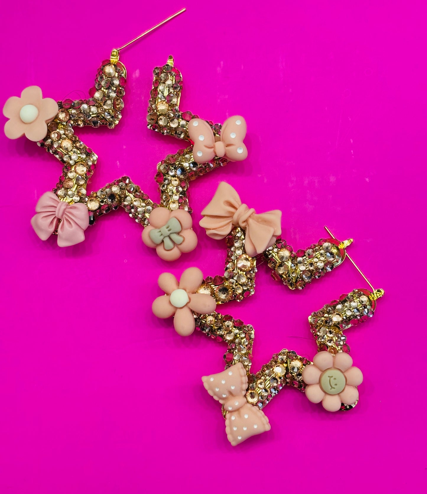 Star Studded Junk Earrings