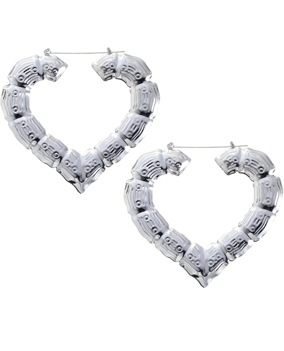 Heart Bamboo Earrings